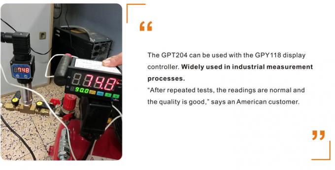 ناقل الضغط الهيدروليكي الرقمي الصناعي 24VDC المدمج للقراءات الدقيقة 2