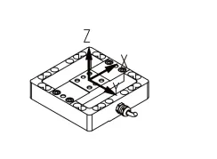Multi-Axis Force Sensor Transducer Fx Fy Fz Axial Force Measuring 50n 100n Load Cell 1